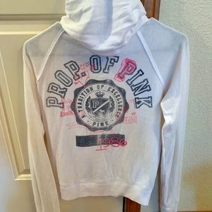 PINK Victoria’s Secret Zip Up Hoodie M